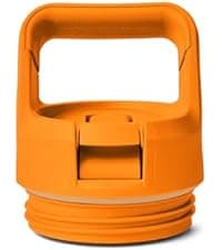 YETI Rambler 18 oz Bottle, Vacuum Insulated, Stainless Steel with Straw Cap, Black Forest Green