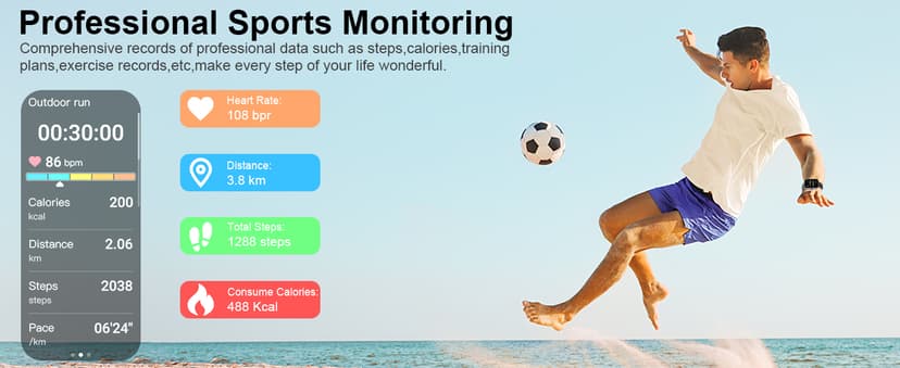 Soudorv Smart Watch for Men Women, 2026 New Smartwatch(Answer/Make Call) , 1.91" Fitness Watch with 120+ Sport Modes, Fitness Tracke with Pedometer/Sleep Monitor/Heart Rate/IP68, for Android/iPhone Black