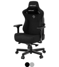 Anda Seat Kaiser 4 XL Gaming Chairs for Adults - Ergonomic Gray Fabric Gaming Chairs with 6DArmrest, Comfortable Office Seat with Lumbar Support, Heavy Duty Wide Gamer Seat