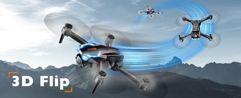 Drone with Camera for Adults, 2K HD FPV Drones with Upgrade Altitude Hold, One-Key Take Off/Landing, Speed Adjustment, Headless Mode, 2 Batteries, Toys Gifts for Teen Boys Girls, Beginner