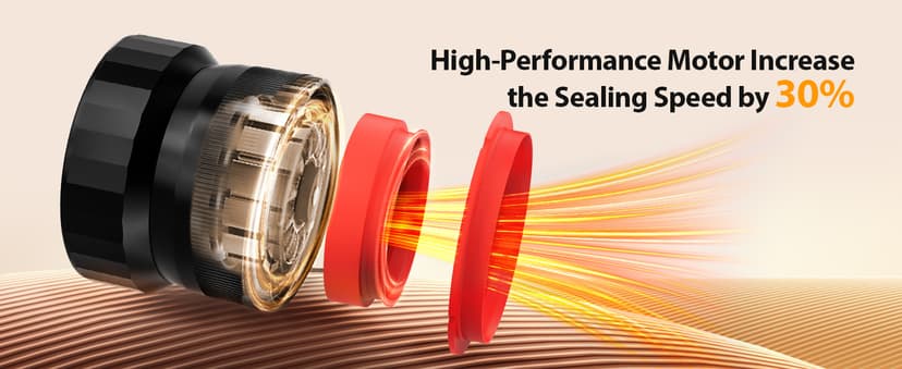 2025 Upgraded Mason Jar Vacuum Sealer, Electric Vacuum Sealer for Regular Mouth and Wide Mouth Canning Jars, Fully Automated and Portable