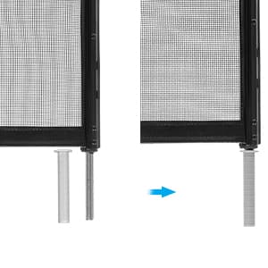 VINGLI Pool Fence 5Ft x 48Ft Swimming Pool Fence in Ground Pool Safety Fencing, Black