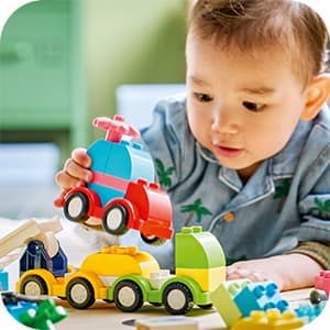Building Toys for Boys & Girls, Ages 1.5+, Develops Fine Motor Skills, Learning Playset, 42 Pieces, Gift for Toddlers LEGO DUPLO My First Creative Vehicles 10474 B0FMS6DY4Q