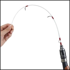 Ice Fishing Rod Portable Lightweight Spinning Rod Ice Fishing Pole Winter Ice Fishing Gear for Trout Walleye Perch Panfish Crappie