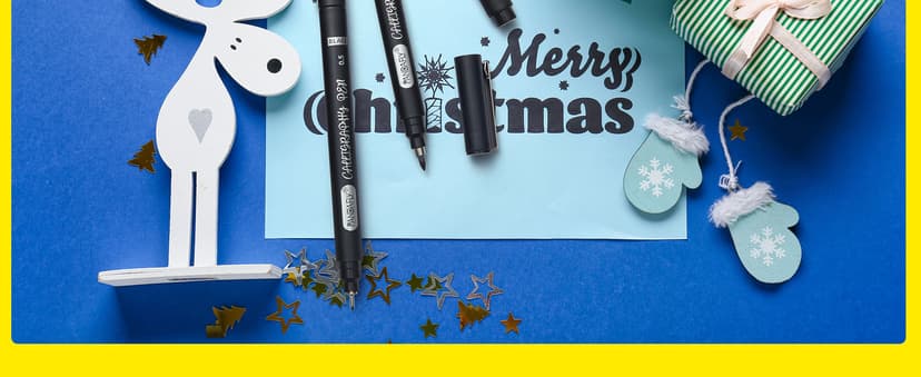 PANDAFLY Calligraphy Pen, 10 Size Calligraphy Pens for Writing, Brush Pens Calligraphy Set for Beginners, Hand Lettering Pen for Art Drawing, Sketching, Scrapbooking