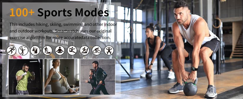 Smart Watch, Smartwatches for Men Women, 1.85" HD Fitness Tracker (Answer/Make Calls), 120+ Sport Modes, Heart Rate/Sleep Monitor, IP68 Waterproof Fitness Watch, Smartwatch for Android iOS (Pink)