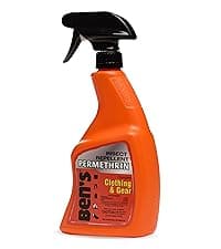 Ben's Clothing & Gear Insect Repellent - Long-Lasting Insect Protection Spray for Clothes & Gear - Contains Permethrin & Lasts Up to 6 Weeks - 24 fl oz