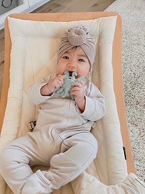 Itzy Ritzy - Ritzy Teether for Molars - Massages Sore Gums & Reaches Back Molars - Silicone Baby Teething Toy with Multiple Textures & Flexible Design - Teething Relief for 3 Months & Up (Puppy)