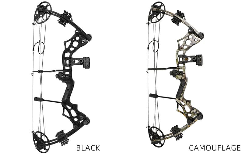 Compound Bow and Arrow Set for Adults Archery Shooting Bow Adjustable 30-65lbs Composite Bow Combination 19.5"-30" Draw Length Hunting Equipment