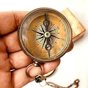 Gift for Son from Mom Dad | Engraved Compass 2" - Father to Son Gifts, Mom to Son Gifts for Graduation 2025, Birthday Baptism Confirmation Communion