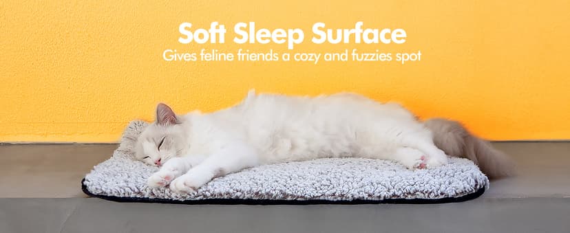 Self Warming Cat Bed Self Heating Cat Dog Mat 24 x 18 inch Extra Warm Thermal Pet Pad for Indoor Outdoor Pets with Removable Cover Non-Slip Bottom Washable Non Electric