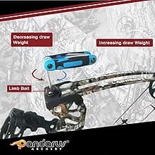 Compound Bow Draw Weight 0-70 Lbs for Pull Beginner and Intermediate Archer Fully Adjustable 19.25"-31" with All Accessories, up to IBO 320 fps,Package with Archery Hunting Equipment New 2024