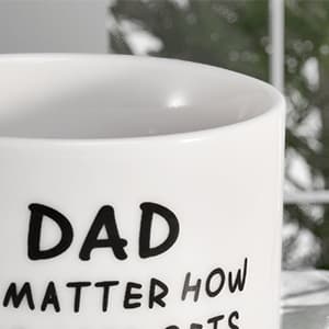 Unique Ceramic Cup Printed on Both Sides Personalized Christmas Birthday Father’s Day Presents for Dad Husband Stepfather Fathers Day Dad Gifts 11oz Funny Coffee Mug for Dad from Daughter Son Wife B09C8JJFL2