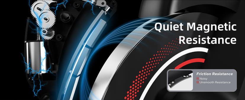 YESOUL Exercise Bike for Home – Stationary Bike with Stable Triangle Frame, Silent Magnetic Resistance, 300 lbs Capacity, Dual-Stage Drive & Alloy Flywheel, Smart APP with Scenic & Live Classes