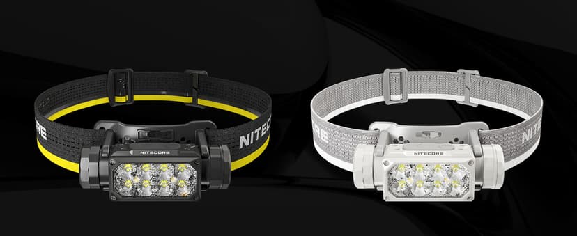 Nitecore HC65 UHE Headlamp, 2000 Lumen Max Heavy Duty Metal, USB-C Rechargeable with White, Red, and Reading Lights for Camping, Hiking, Hunting, and Industrial Works (Black)