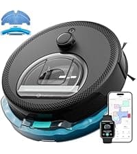 Lefant LiDAR Robot Vacuum and Mop, 450ml Visible Dustbin, Upgraded 190° PSD Obstacle Avoidance, Customized Cleaning, Multi-Floor Mapping, 150 Mins Runtime, 2.4G/5G WiFi, Pet Hair & Carpets, M330 Pro