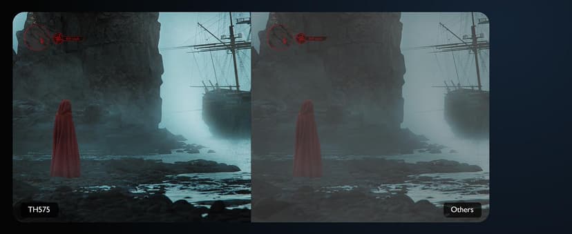 BenQ TH575 | 1080P Gaming Projector | 3800 Lumens | Low Latency with Enhanced Game-Mode | High Contrast Rec.709 | 3D Ready, Auto Vertical Keystone, 1.1x Zoom | Home HD Cinema Entertainment