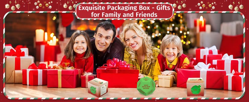 Santa Swap Gift Exchange Dice, 3 * 3in Exchange Gifts Family Game, Christmas Stocking Stuffers Gift Exchange Dice Games for Boys and Girls, Gifts for Xmas, Birthday, Party and Family Night, Holiday