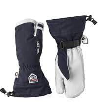 Hestra Army Leather Heli Ski Glove, 3-Finger Snow Glove for Skiing & Snowboarding for Men & Women