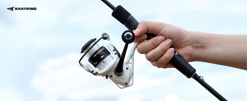 KastKing Crixus Fishing Rods,IM6 Graphite Spinning Rod & Casting Rod W/Zirconium Oxide Ring Stainless Steel Guides, SuperPolymer Handle