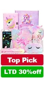 Jenria Unicorn Gift for Girls, Birthday Gifts for Girls Age 3 4 5 6 7 8 9 10 Years Old Girl, Gift Ideas, Girls Toys Age 6-8, Unicorn Toys for Daughter, Niece B0DCF94RV3