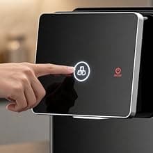 Antarctic Star Nugget Ice Maker Countertop, 33 Lbs/24H, Automatic Ice Dispenser, Self-Cleaning Portable Ice Machine, 1.8L Water Tank, Touch Screen & Auto Ice Drop, for Home/Office/Kitchen