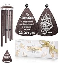 Best sister ever gift for women birthday christmas mother's day, sisters in law gift, sister gifts from brother, home decor Sister Gifts, 32" Bronze Wind Chimes, Sister's Birthday Gifts from Sisters B0FLDC4X15