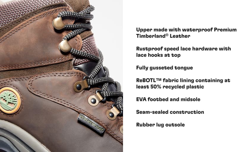 Timberland Men's White Ledge Mid Waterproof Hiking Boots