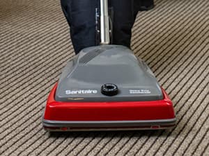 Sanitaire SC679K Tradition Upright Commercial Bagged Vacuum, Red