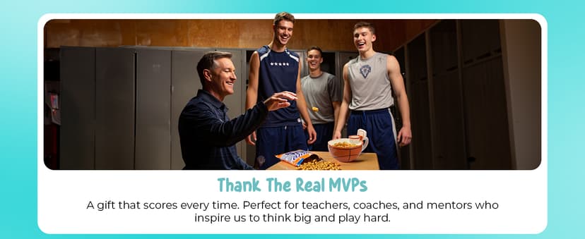 MAX'IS Creations The Mug with a Hoop Basketball Mugs Novelty Coffee Mugs Hot Chocolate Mug Coach Sports Basketball Gifts for Boys 8-12 Accessories Stuff, Funny Christmas Gifts for Kids Family, 16oz