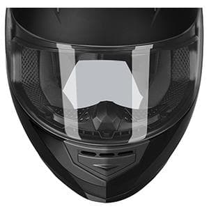 GLX GX11 Compact Motorcycle Helmet - Matte Black, Medium - Full Face w/ Tinted Visor, DOT Approved