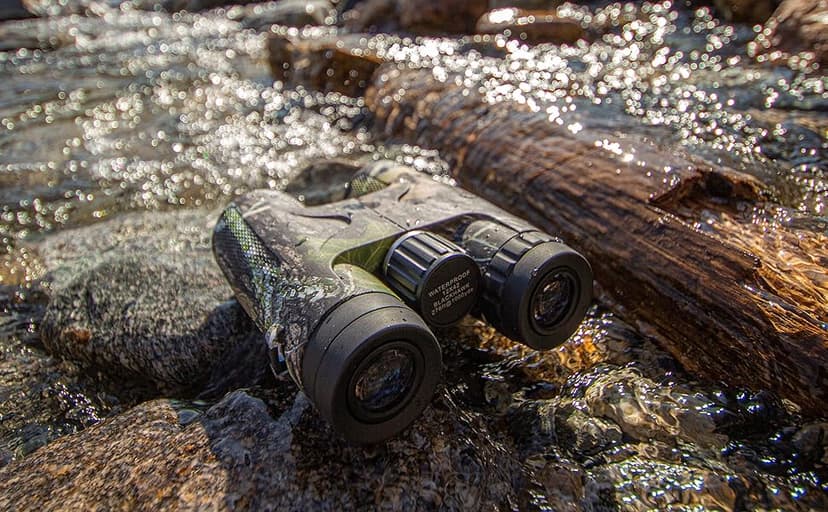 Barska Blackhawk 42mm Binoculars – Waterproof Fogproof, BAK-4 Prism, Multi-Coated Optics, Rugged Rubber Armor, for Hunting, Bird Watching & Outdoor Use