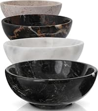 Gusto Nostro Marble Wine Chiller Bucket - 750ml Wine Bottle Cooler and Champagne Chiller for Party, Kitchen, Bar Cart Decor to Chill & Keep Bottles Cold with Unique Wine Lovers Gift Box (White)