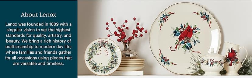 Lenox 847254 Winter Greetings 5" Bowl, Christmas & Holiday Hosting