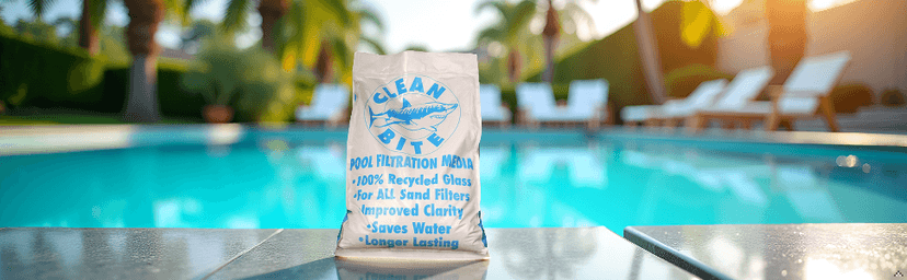 Recycled Glass Filter Media, 100% Post-Consumer Recycled, Captures Debris Down to 2-5 Microns