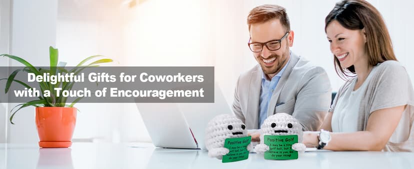 AICase Golf Gifts Accessories Funny Positive Golf Ball Crochet Gag Gift Ideas, Emotional Support Nuggets for Men Women Golfers Tournament Dad Mom Fathers Day Christmas Easter Birthday Stuff