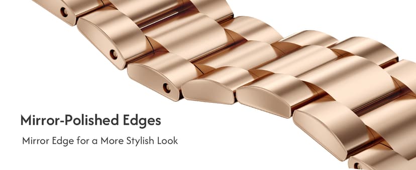 Metal Band Compatible with Apple Watch Band 42mm(Series 11 10) 41mm(Series 9 8 7) 40mm(Series 6 5 4 SE3/2/1) 38mm(Series 3 2 1), Dressy Stainless Steel iWatch Strap for Women