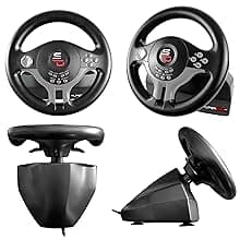 SUBSONIC Superdrive - SV250 Steering wheel with pedals and gearshift paddles racing wheel for nintendo Switch 2 - Switch - Ps4 - xbox Seie X/S, Xbox One - PC
