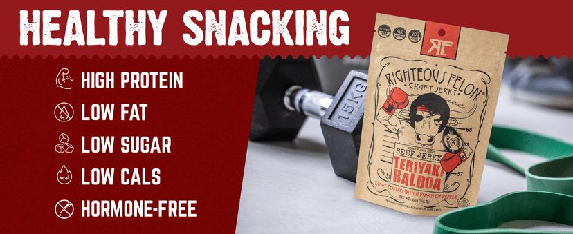 Righteous Felon Beef Jerky Variety Pack | Gluten Free Beef Jerky Snack Packs for Adults | High Protein, Keto-Friendly, Low Sugar | Made with Premium Meats | Gifts for Men | Sampler 8 Pack