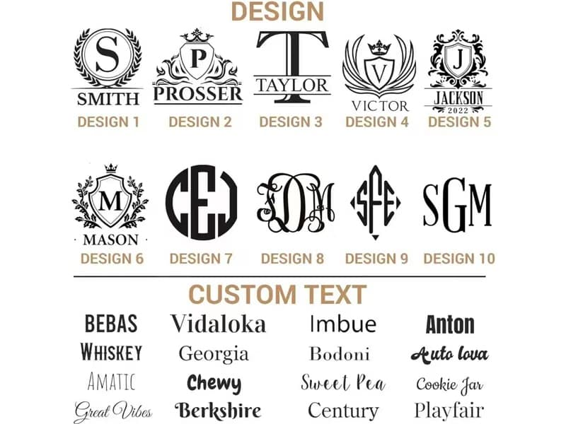 Personalized Whiskey Decanter, Custom Liquor Decanter 25oz, Engraved Whiskey Glass Set With Wood Gift Box Options, Whiskey Gifts for Men, Dad, Birthday, Retirement, Wedding (Square Decanter)