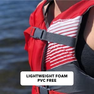 Stohlquist FIT Oversized Adult Life Jacket, US Coast Guard Approved Type III Life Vest, PFD for Men and Women, Easily Adjustable, Lightweight and High Buoyancy. Plus Size (48-60" Chest)