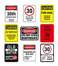 WERNNSAI 60th Birthday Decorations - 9 PCs 60 Years Funny Signs 60s Decorations, 60th Party Yard Garden Banner Table Centerpieces Door Wall Windows Signs Picture Props for Men Women, Happy Bday Old Decor