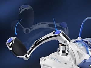 KastKing Centron Lite Fishing Rod and Reel Combo, IM6 Graphite 2Pc Blanks, Stainless Steel Guides with Ceramic Rings, Contoured EVA Handles & Fighting Butt, Split or Full Rear Handle Design, 13 Models