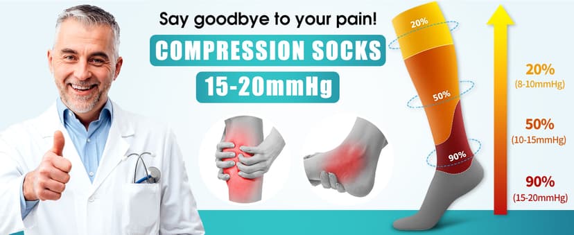 6 Pack Copper Compression Socks for Women and Men Circulation-Best Support for Medical,Running,Nursing,Athletic B082QTVPCM
