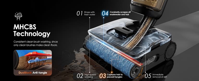 Tineco Floor One S7 Stretch Steam Cordless Wet Dry Vacuum Steam Mop All-in-One, 320℉ HyperSteam, 180° Lay-Flat, Anti-Tangle Design, FlashDry Self-Cleaning, Up to 75 Min Runtime