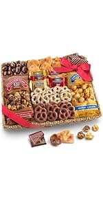 A Gift Inside Sympathy Gift Basket, Chocolate Gift Basket with Gourmet Chocolates, Sweet Treats & Snacks, Thinking of You Gift for Friends, Family & Coworkers B084XVVPQL