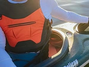 Pelican Argo 136XP - Sit in Tandem Kayak - Patented Ram-X™ Material - Lightweight Stable - 13 ft