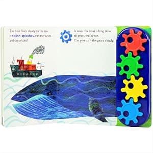 World of Eric Carle, Turn, Crank, Zoom! A STEM Gear Sound Book - PI Kids 1503735990