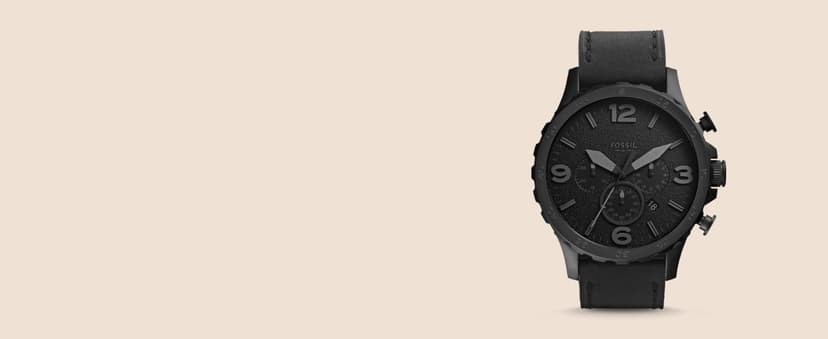 Fossil Men's Nate Quartz Stainless Steel Chronograph Watch