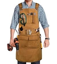 Heavy Duty Tool Bag 15-Inch, 16-Pocket Portable Empty Tool Box Organizer Storage, Toolbox Organization, Soft Handle Large Zipper Carrying Toolbag, Dad Men Mechanic Birthday Stocking Stuffer Gifts